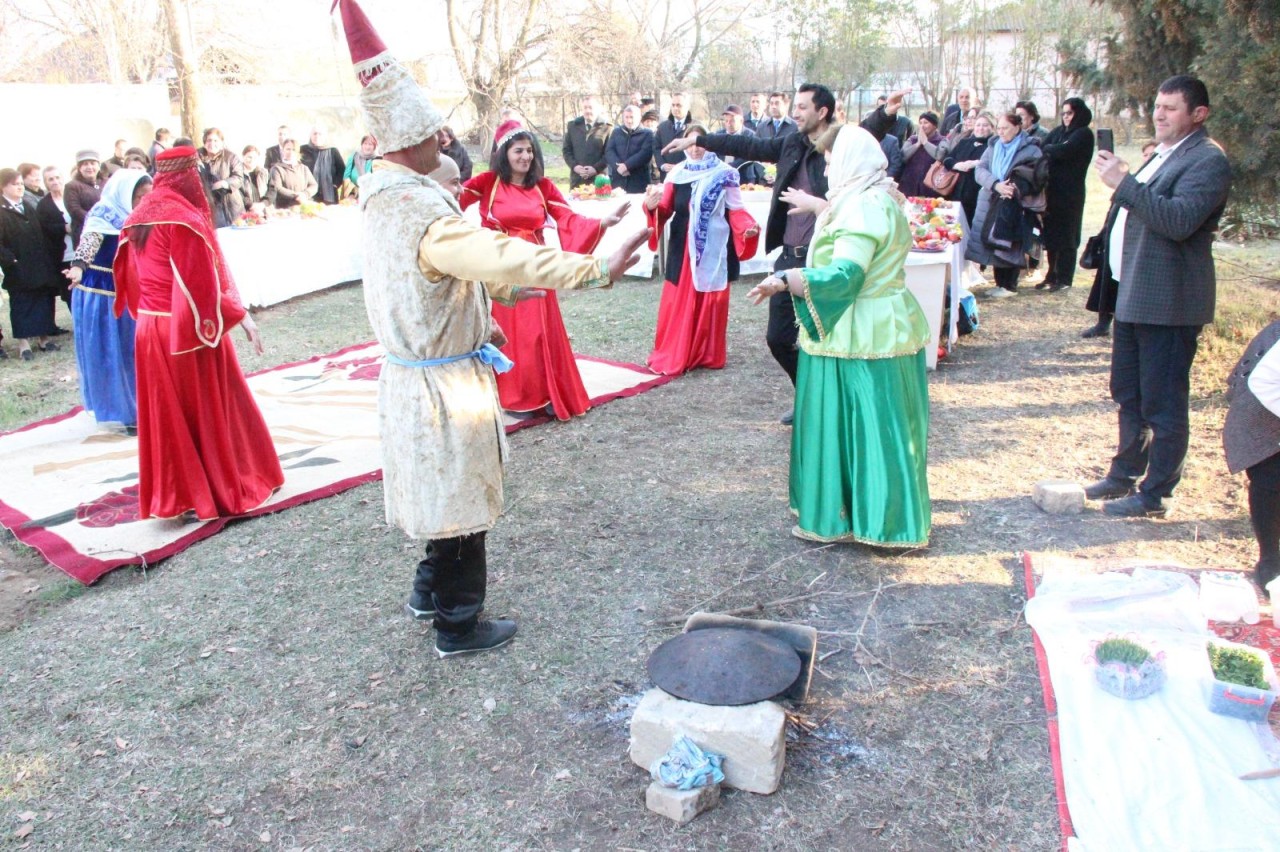 Goranboyun Hazırəhmədli kəndində Yel çərşənbəsi qeyd olundu - FOTOLAR